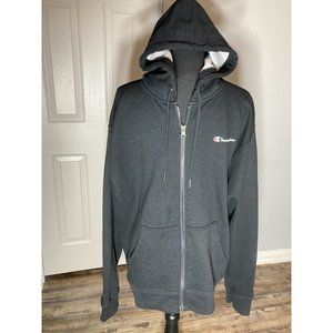 Champion- Excellent Condition- Mens zip up hoodie-Size Large
